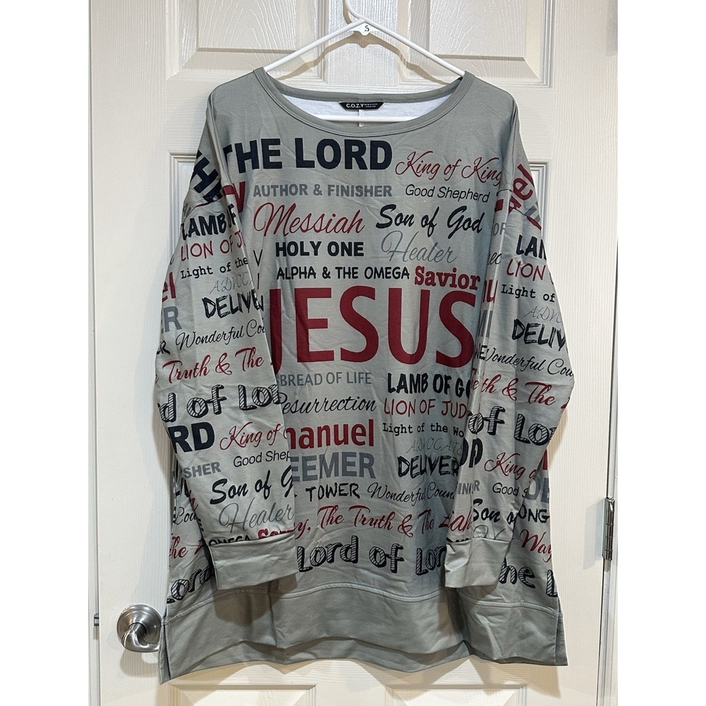 Mislook brand Women's Jesus shirt size 3xl‎
